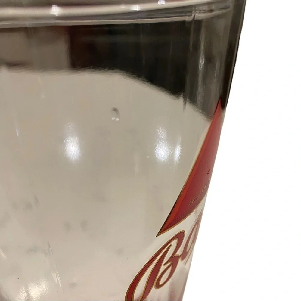 BASS ALE Beer Glasses Red Triangle Bottom English Bar Decor British Barware